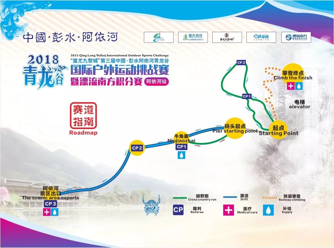 阿依河景区景区导览图