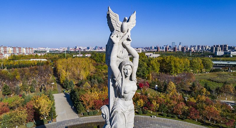 长春市世界雕塑公园景区雕塑公园实景