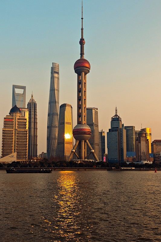 东方明珠广播电视塔东方明珠实景