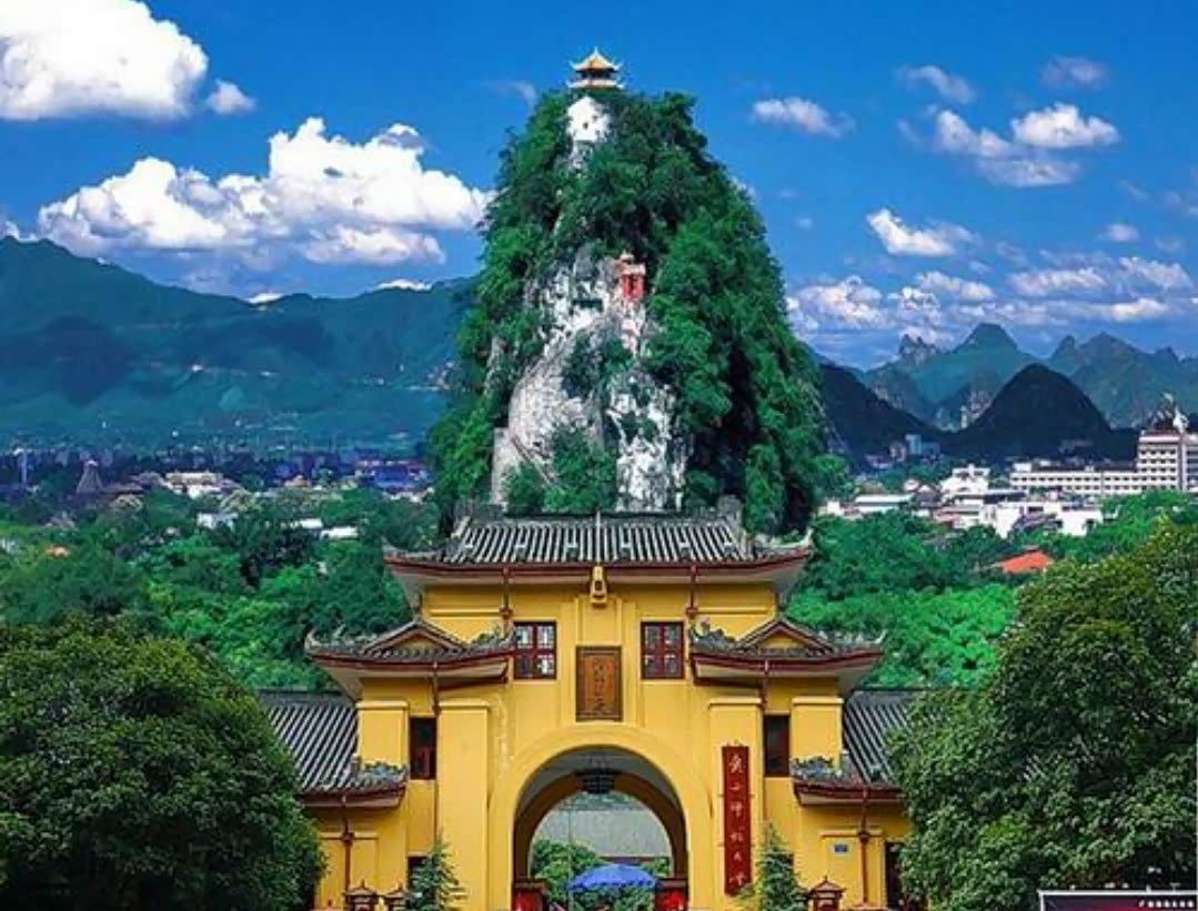 桂林市独秀峰•靖江王城景区靖江王城实景