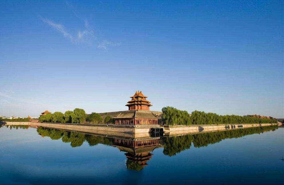故宫博物院午门金水河实景