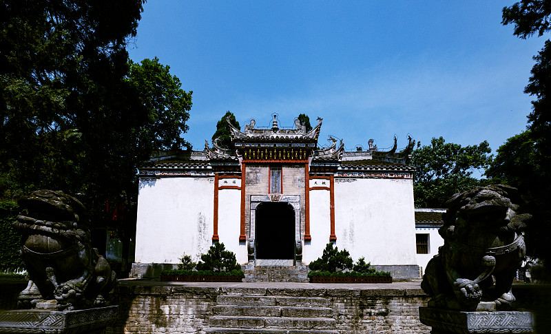 襄阳市古隆中景区武侯祠实景