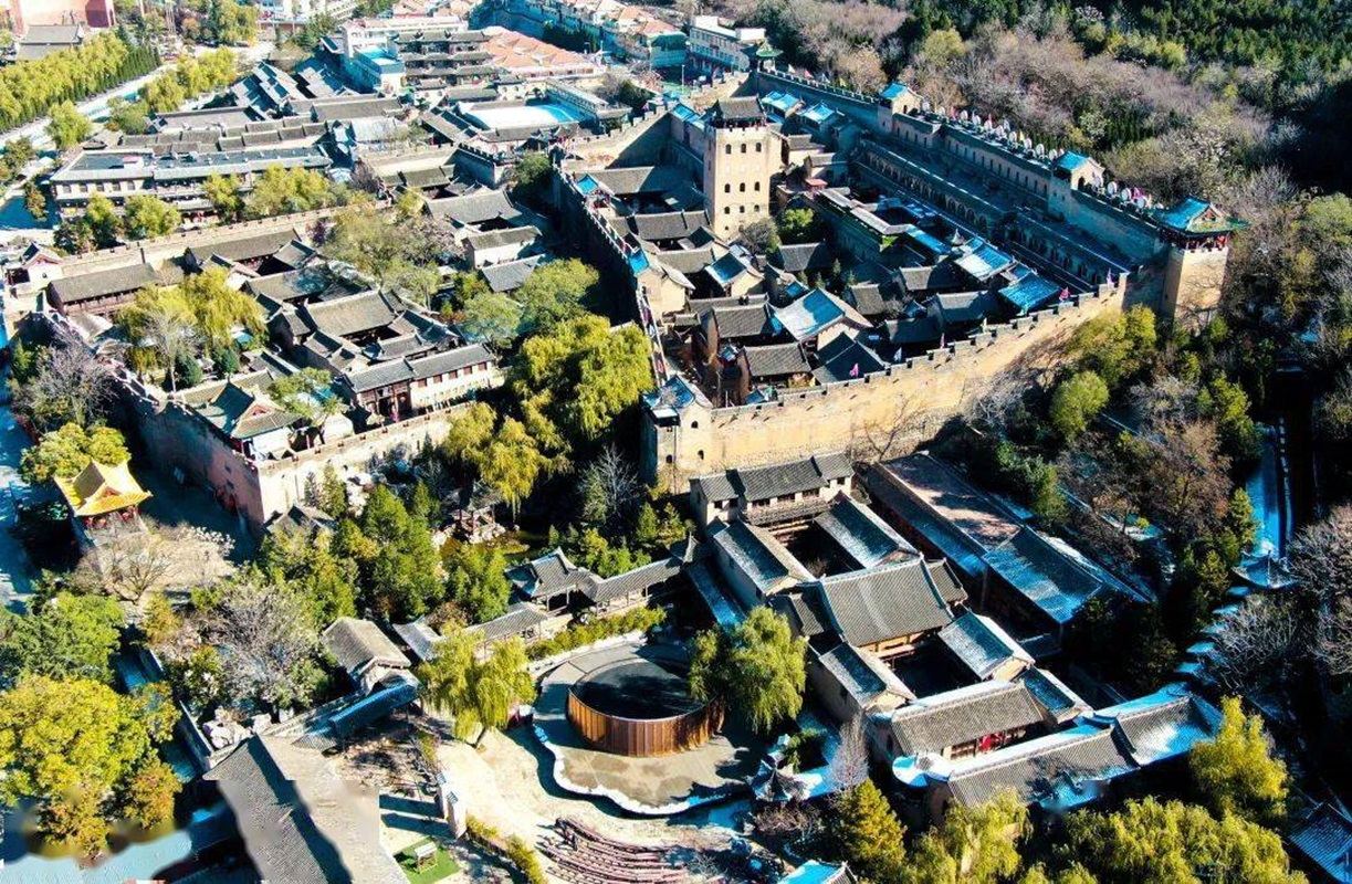 晋城市皇城相府生态文化旅游区城堡全景实景