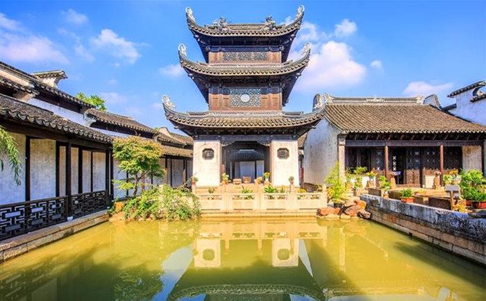 无锡市惠山古镇景区惠山古镇实景