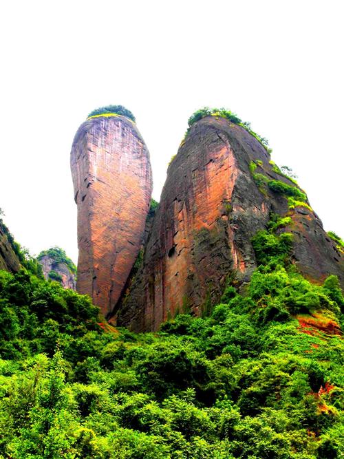 邵阳市崀山景区辣椒峰实景