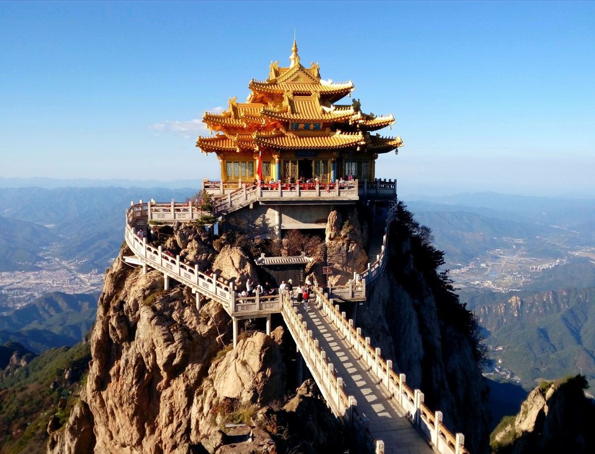 洛阳市老君山－鸡冠洞旅游区金顶实景