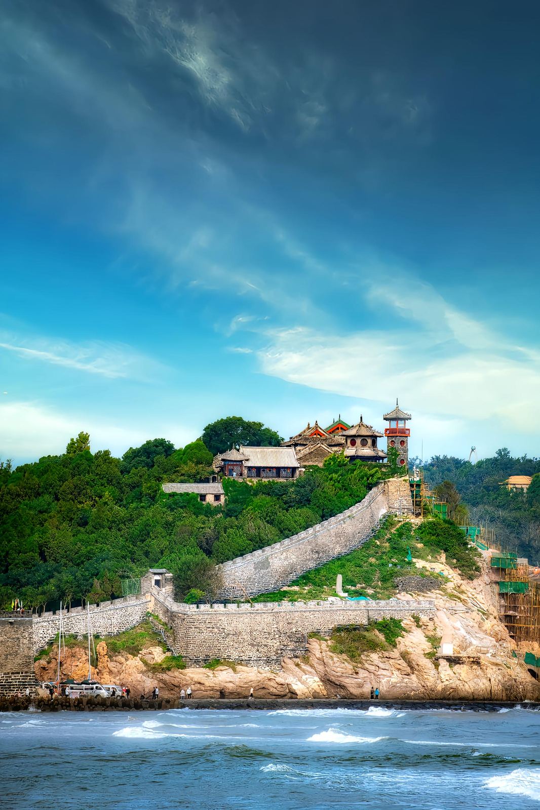 烟台市蓬莱阁-三仙山-八仙过海旅游区八仙过海景区实景