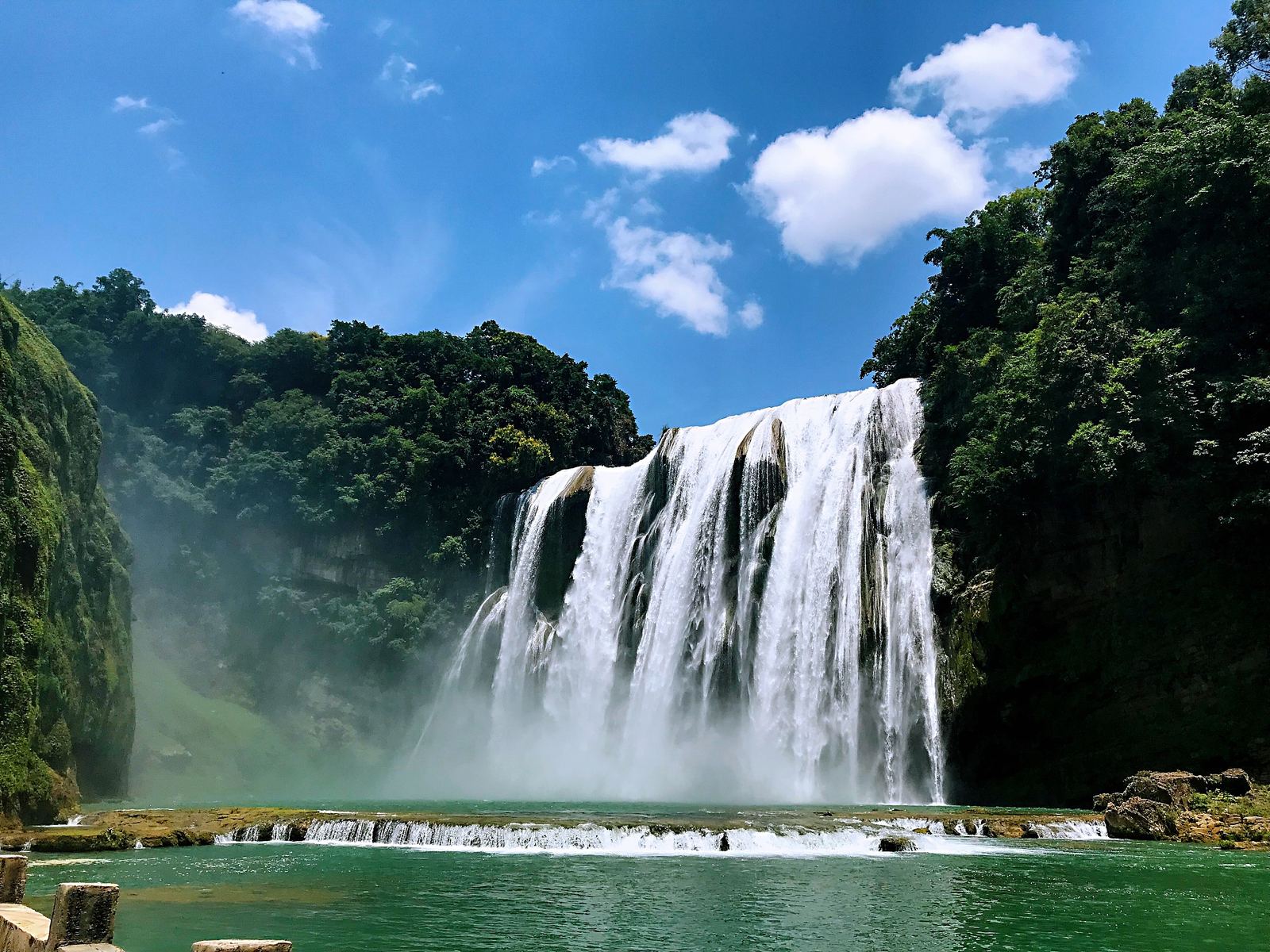 宜昌市三峡大瀑布景区白果树瀑布实景