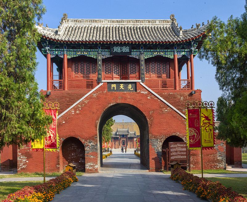 周口市太昊伏羲陵文化旅游区伏羲陵实景