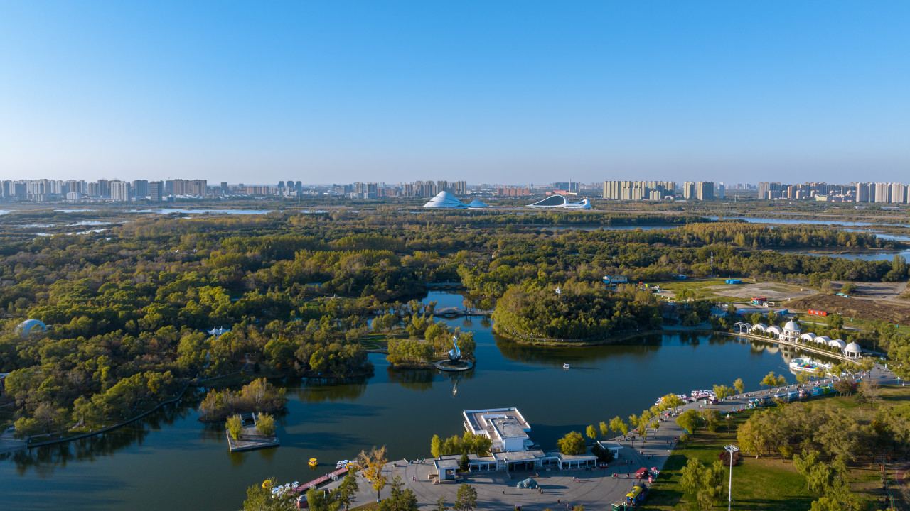哈尔滨市太阳岛景区太阳岛实景