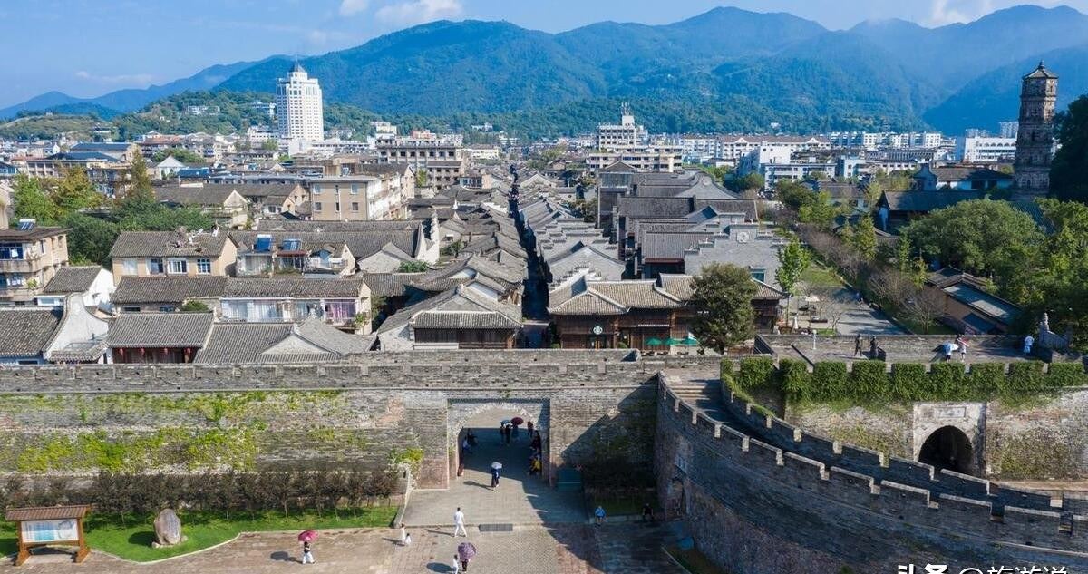台州市台州府城文化旅游区府城长城实景