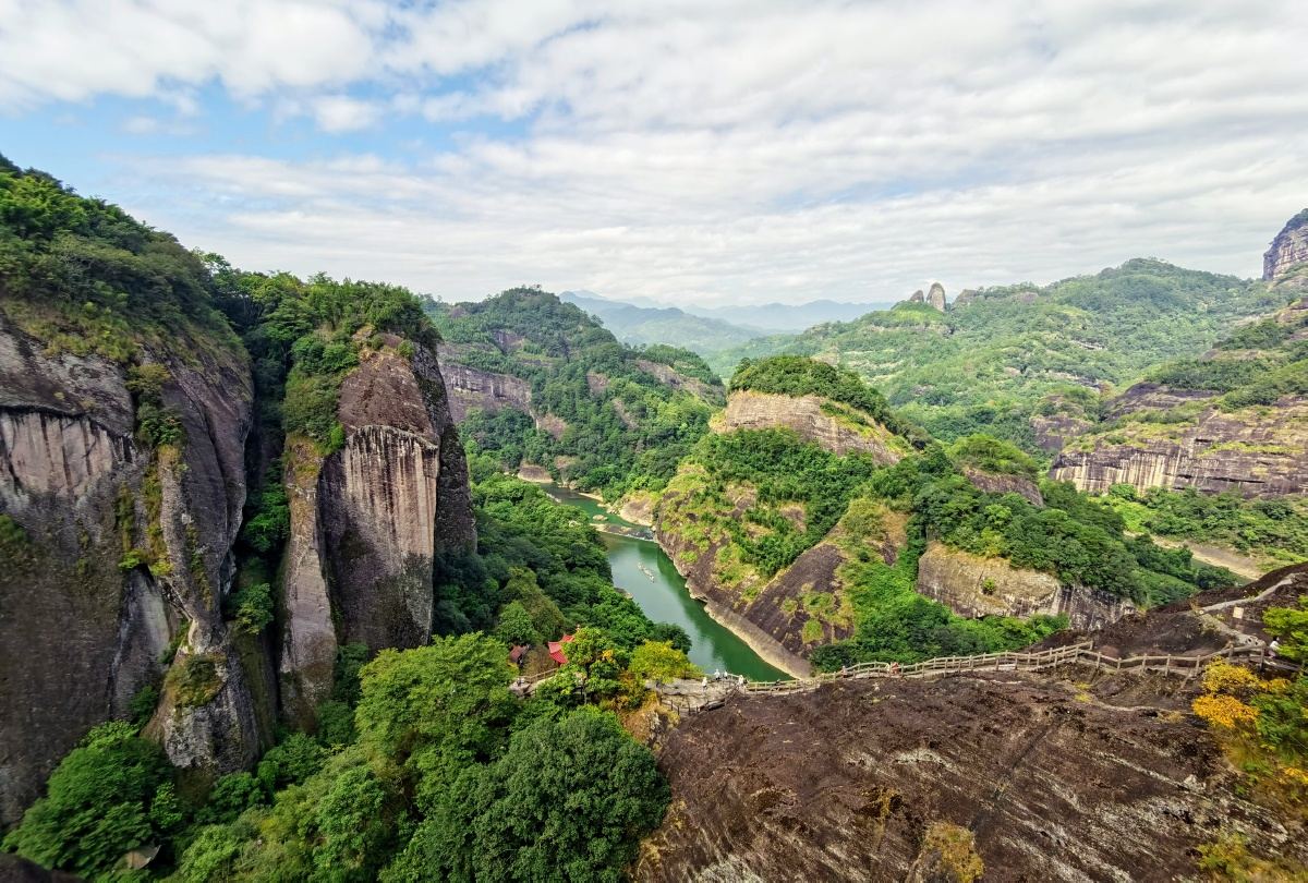 南平市武夷山风景名胜区天游峰实景