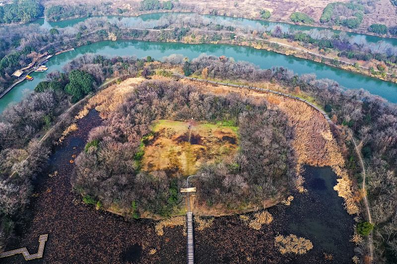 常州市春秋淹城旅游区淹城遗址实景