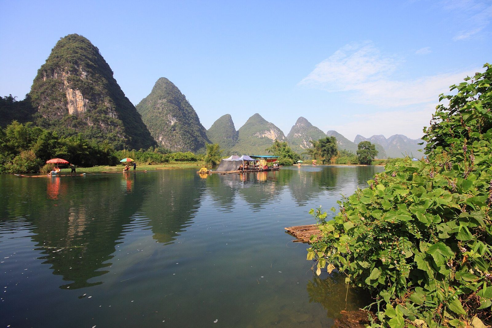 阳朔遇龙河