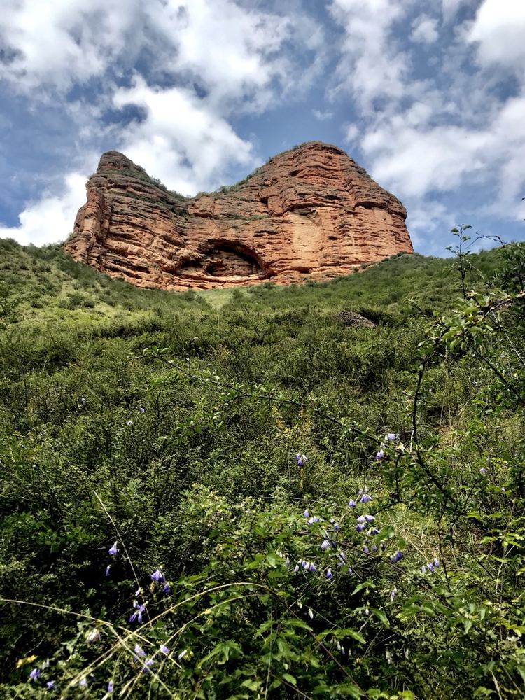 甘南州冶力关旅游区赤壁幽谷实景