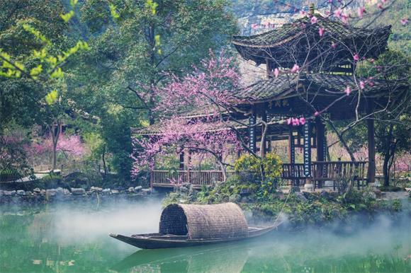 桃花源旅游景区世外桃源实景