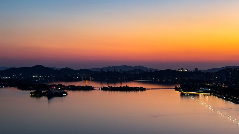 徐州市云龙湖景区云龙湖实景