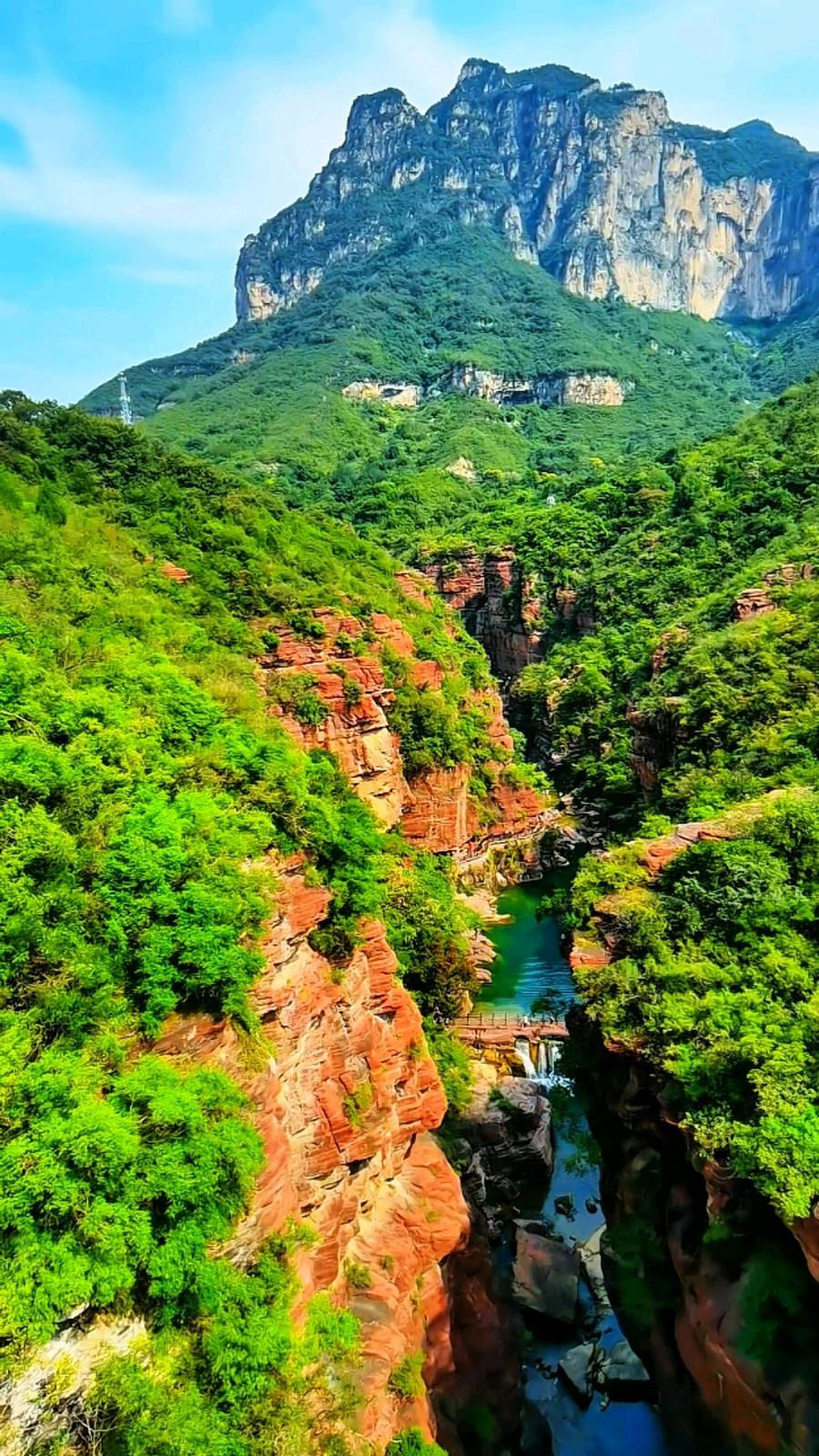 焦作市云台山－神农山－青天河风景区红石峡实景